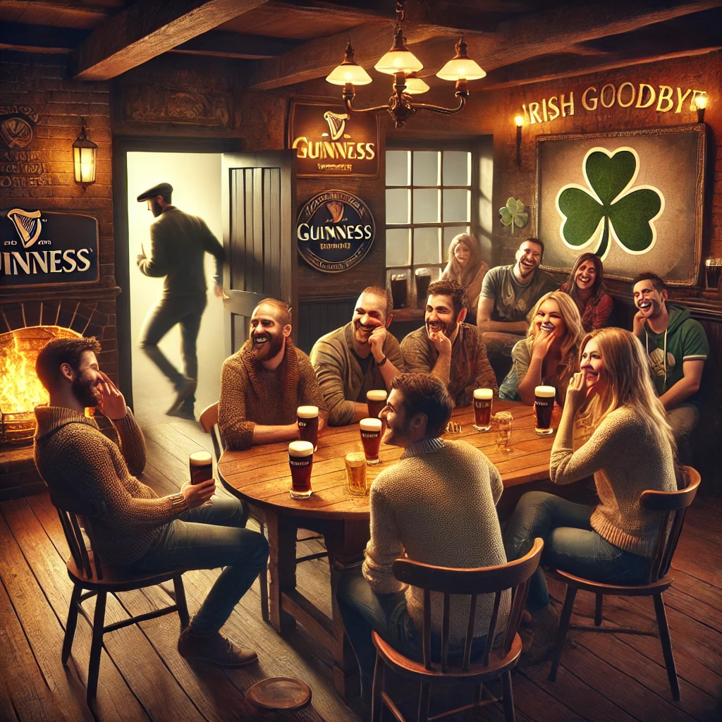 what is an irish goodbye