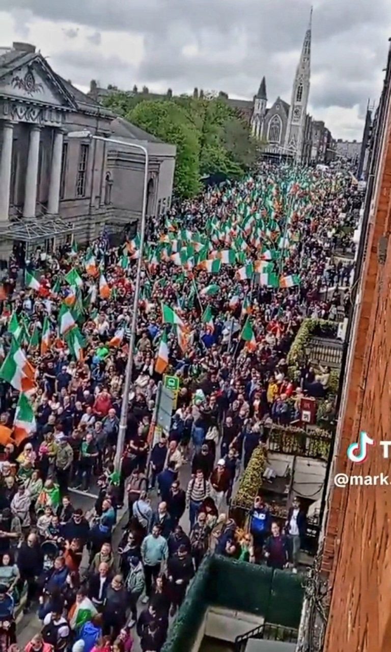 protest today dublin