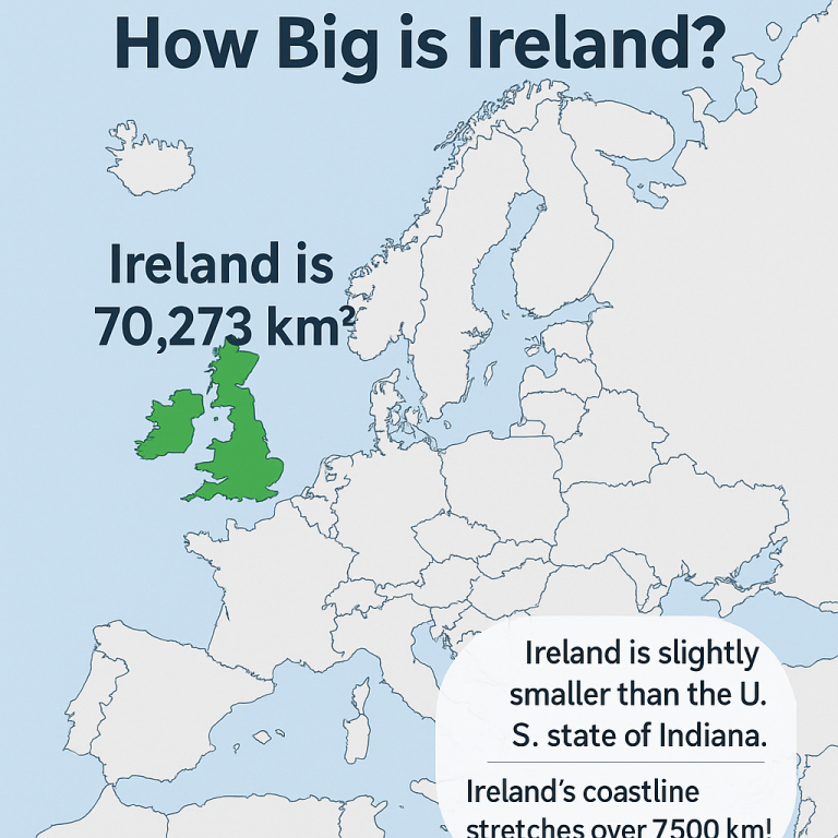 how big is ireland