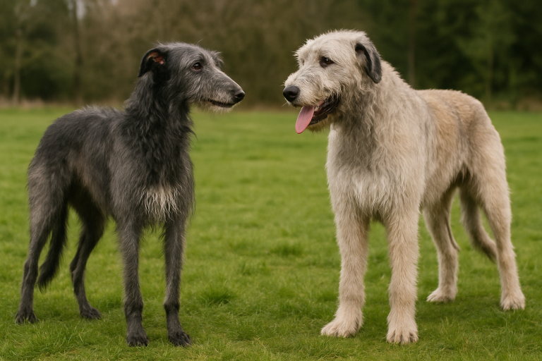 Scottish Deerhound vs Irish Wolfhound: A Gentle Giant Showdown