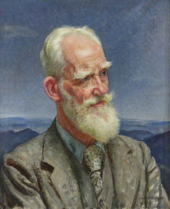 Knight, Laura, 1877-1970; George Bernard Shaw (1856-1950)