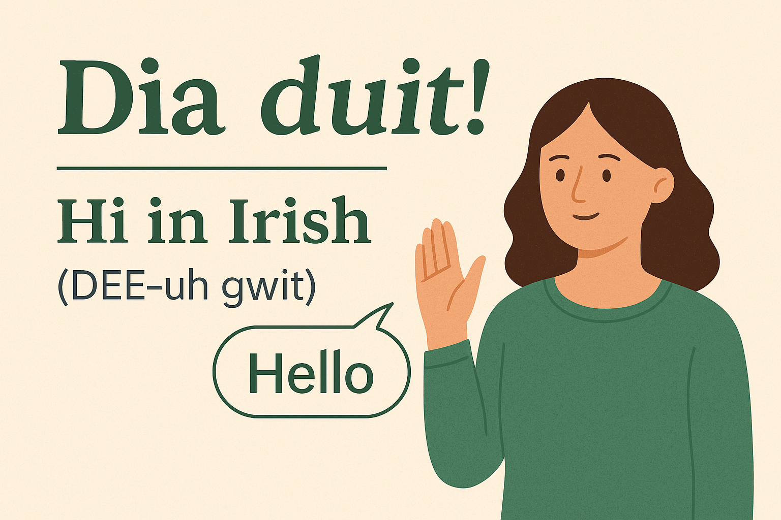 hi in irish