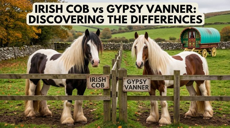 irish cob v gypsy vanner